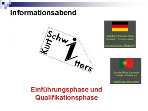 Informationsabend Einfhrungsphase und Qualifikationsphase Einfhrungsphase 11 Klasse Fundamentalkurse