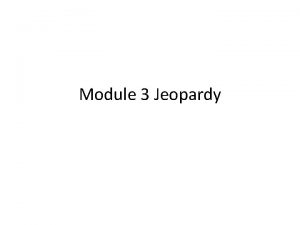 Module 3 Jeopardy TrueFalse The serratus anterior muscle