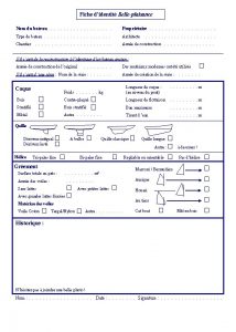 Fiche didentit Belleplaisance Nom du bateau Propritaire Type