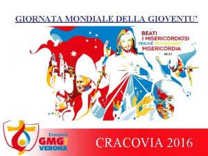 GIORNATA MONDIALE DELLA GIOVENTU CRACOVIA 2016 Dio Padre