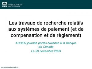 Les travaux de recherche relatifs aux systmes de