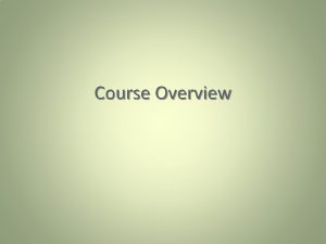 Course Overview Course Outline Information literacy described as