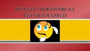 PITANJA I ODGOVORI ZA ETVRTI RAZRED AKAID Kako