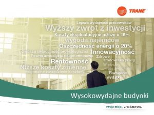 Wysokowydajne budynki Twoja misja Zrealizowana Plan dziaa Czym