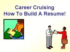 Career Cruising How To Build A Resume What