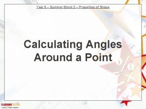 Year 5 Summer Block 2 Properties of Shape