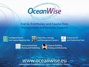 European Marine Observation Data Network EMODnet John Pepper