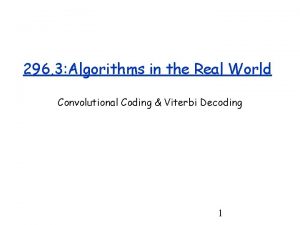 296 3 Algorithms in the Real World Convolutional