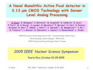 A Novel Monolithic Active Pixel detector in 0