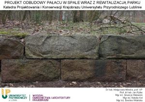 PROJEKT ODBUDOWY PAACU W SPALE WRAZ Z REWITALIZACJ