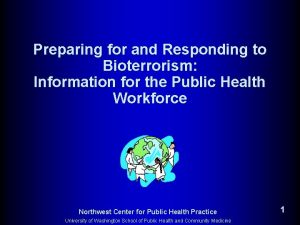 Preparing for and Responding to Bioterrorism Information for