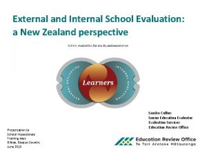 External and Internal School Evaluation a New Zealand