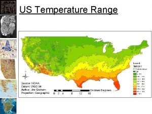 US Temperature Range US Weather Stations 450 km