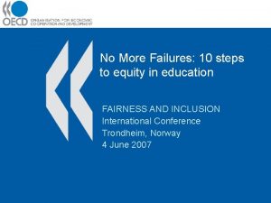 No More Failures 10 steps to equity in