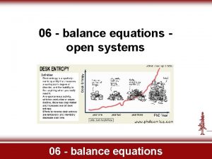 06 balance equations open systems 06 balance equations