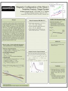 zend cm Magnetic Configuration of the Muon Collider