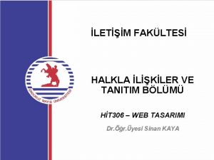 LETM FAKLTES HALKLA LKLER VE TANITIM BLM HT