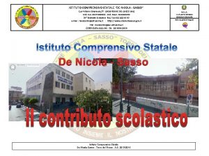 ISTITUTO COMPRENSIVO STATALE DE NICOLA SASSO C so
