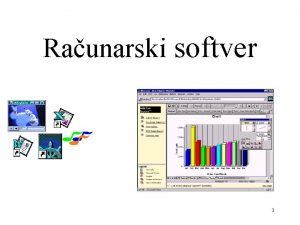 Raunarski softver 1 Kompjuterski softver Aplikativni softver Programi