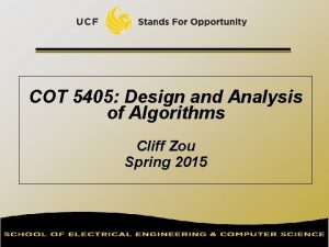 Cot 5405