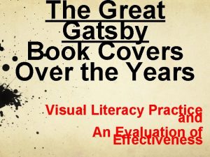 The Great Gatsby Book Covers Over the Years