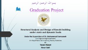 1 Graduation project Project Residential building 3 Introduction