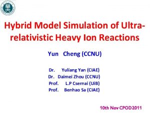 Hybrid Model Simulation of Ultrarelativistic Heavy Ion Reactions