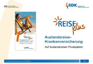 Im Finanz Verbund der Volksbanken Raiffeisenbanken Auslandsreise Krankenversicherung