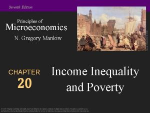 Seventh Edition Microeconomics N Gregory Mankiw CHAPTER 20