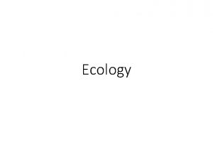 Ecology Environmental Factors Biotic vs Abiotic Living Things