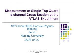 Measurement of Single Top Quark schannel Cross Section