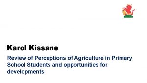 Karol Kissane Review of Perceptions of Agriculture in