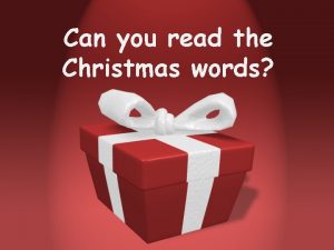 Can you read the Christmas words HOLL Nollaig