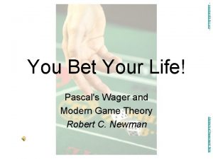 newmanlib ibri org You Bet Your Life Abstracts