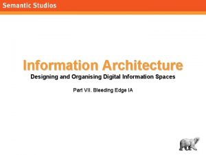 morvillesemanticstudios com Information Architecture Designing and Organising Digital