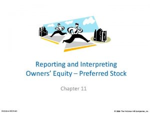 Reporting and Interpreting Owners Equity Preferred Stock Chapter