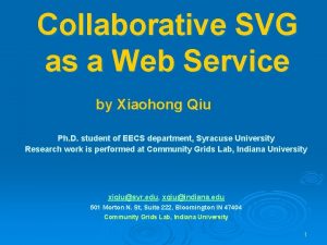 Collaborative SVG as a Web Service by Xiaohong