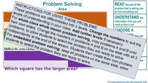 INST Problem Solving RUC Thes T Area e