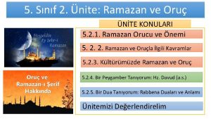 5 Snf 2 nite Ramazan ve Oru NTE