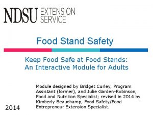 Food Stand Safety Keep Food Safe at Food