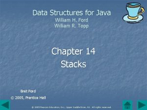 Data Structures for Java William H Ford William