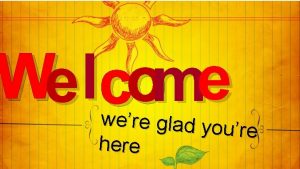 Welcome were glad you re here WONDER OF