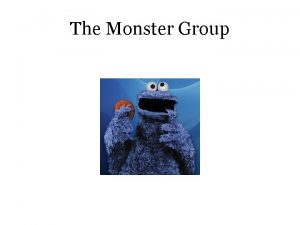 The Monster Group History Discovery of the Monster