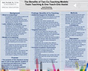 The Benefits of Two CoTeaching Models Team Teaching