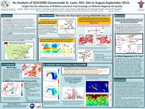 An Analysis of SEACIONS Ozonesonde St Louis MO
