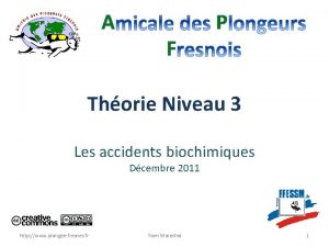 A F P Thorie Niveau 3 Les accidents