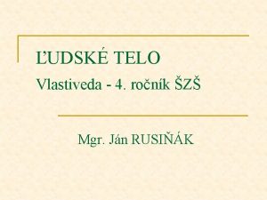 UDSK TELO Vlastiveda 4 ronk Z Mgr Jn