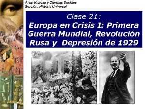 rea Historia y Ciencias Sociales Seccin Historia Universal