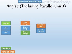 westiesworkshop Angles Including Parallel Lines Edexcel SAM 1