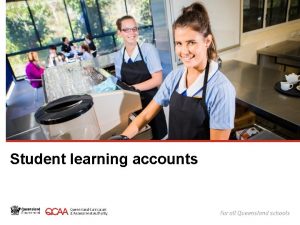 Student learning accounts Your learning account All Year